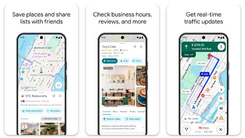 هوش مصنوعی برنامهریزی سفر با Google Mapsگوگل مپس